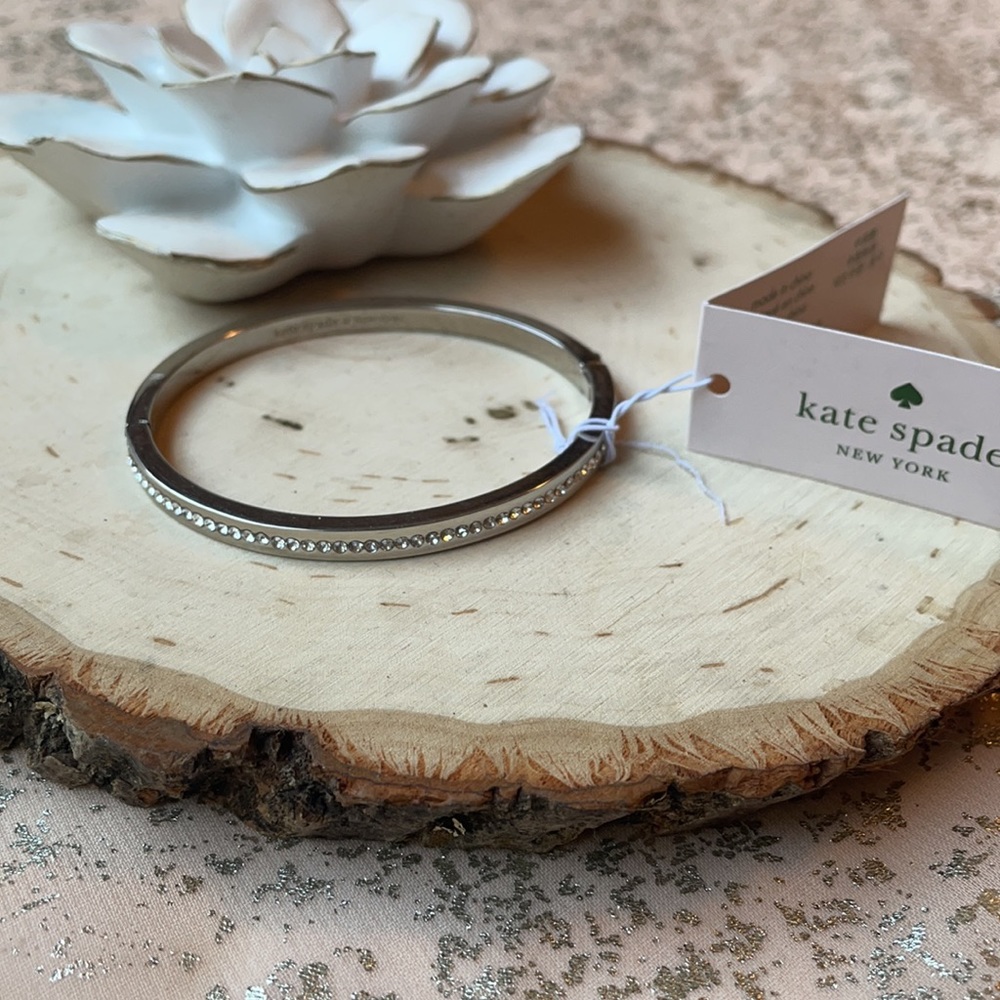 NWT KATE SPADE SILVER “RING IT UP” BRACELET! - Picture 3 of 5